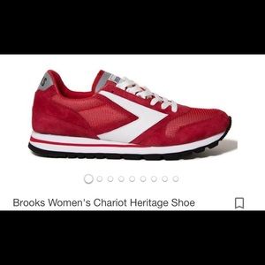 Brooks chariot heritage in Cherry 7.5